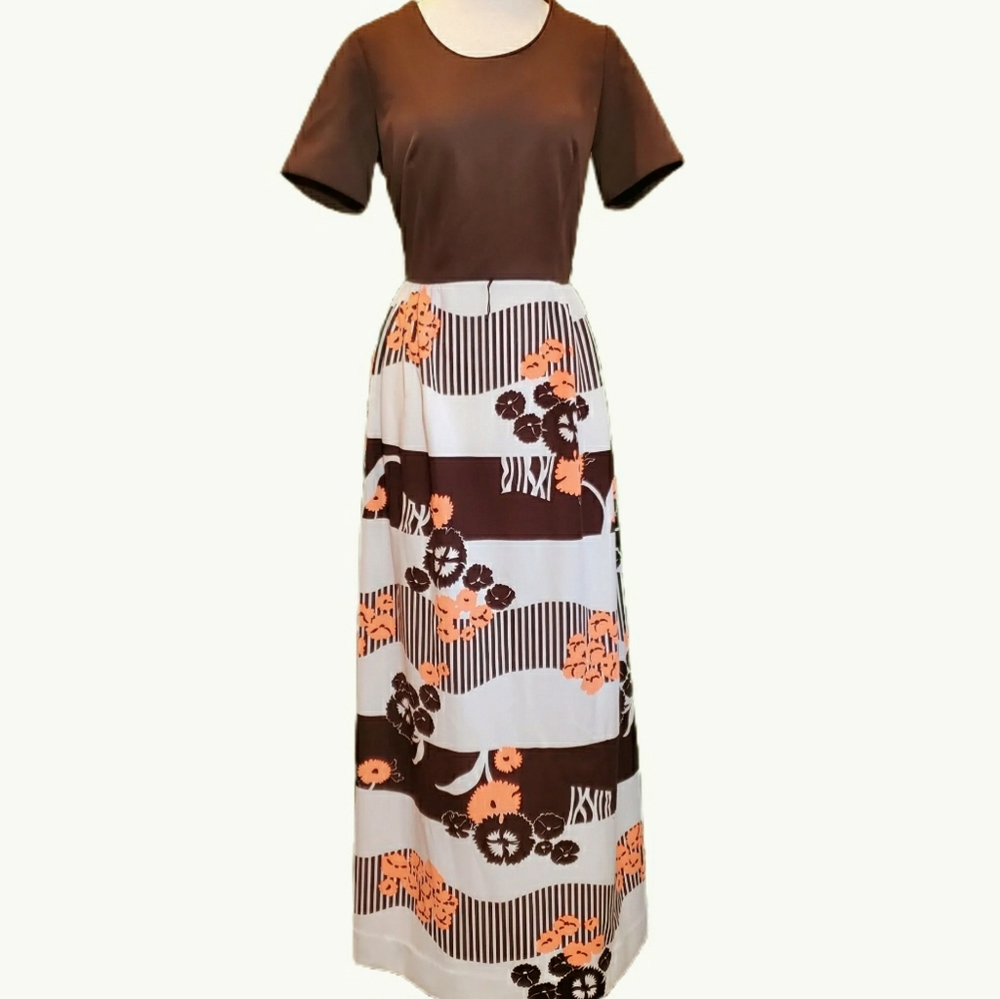 70's Homemade Vintage Maxi Dress
